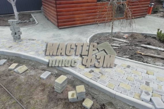 2020 Укладка тротуарной плитки старый город в НОВОСЕЛКАХ