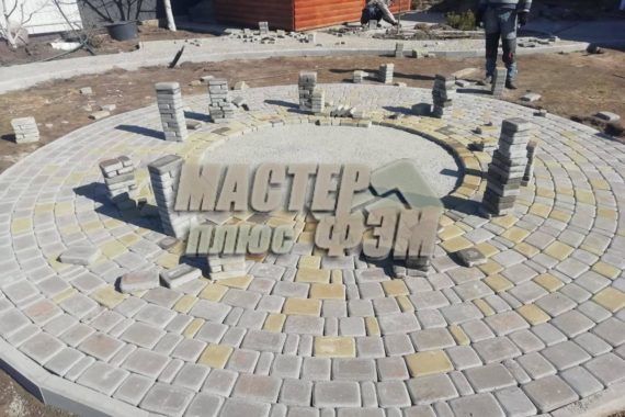 2020 Укладка тротуарной плитки старый город в НОВОСЕЛКАХ