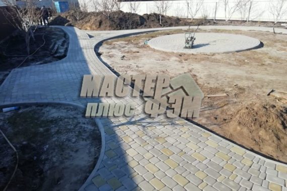 2020 Укладка тротуарной плитки старый город в НОВОСЕЛКАХ
