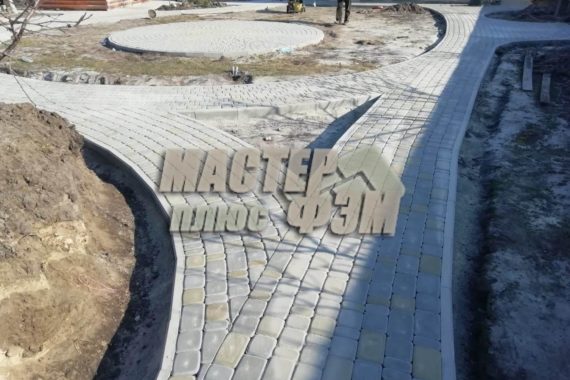 2020 Укладка тротуарной плитки старый город в НОВОСЕЛКАХ