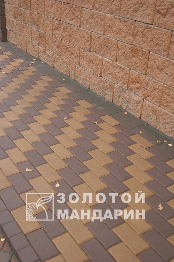 Тротуарная плитка Кирпич 200х100 Золотой мандарин Тротуарная плитка Кирпич 200х100 Золотой мандарин — изображение 6