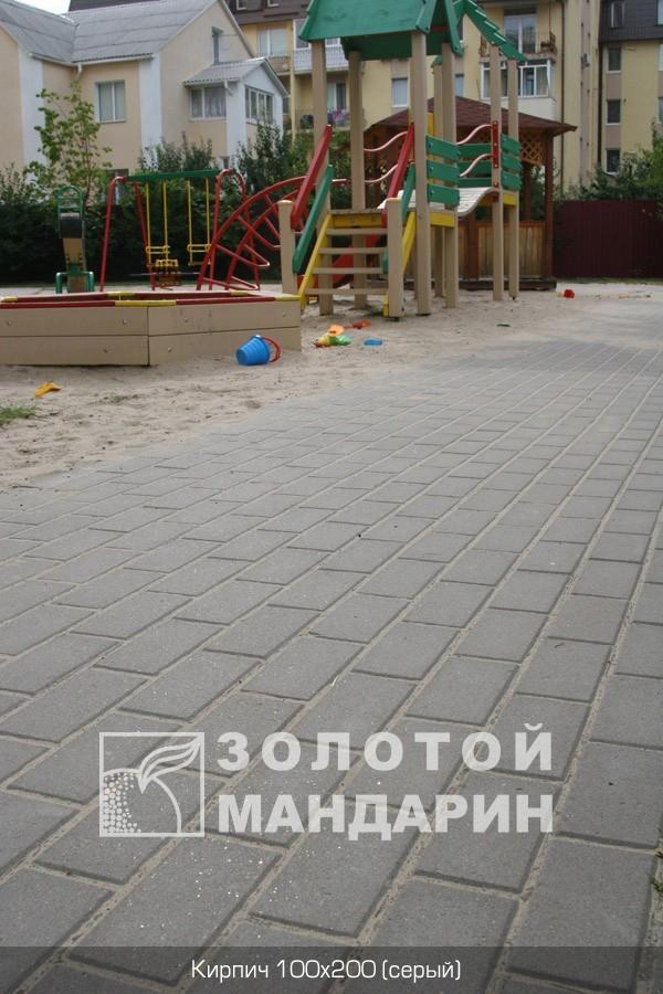 Тротуарная плитка Кирпич 200х100 Золотой мандарин Тротуарная плитка Кирпич 200х100 Золотой мандарин — изображение 9