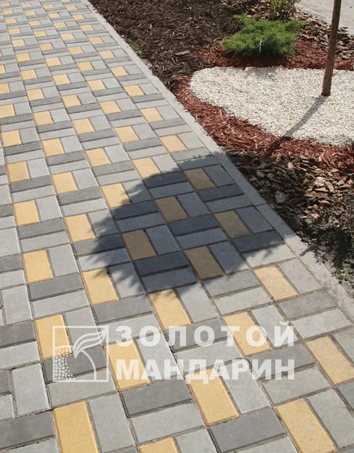 Тротуарная плитка Кирпич 200х100 Золотой мандарин Тротуарная плитка Кирпич 200х100 Золотой мандарин — изображение 10