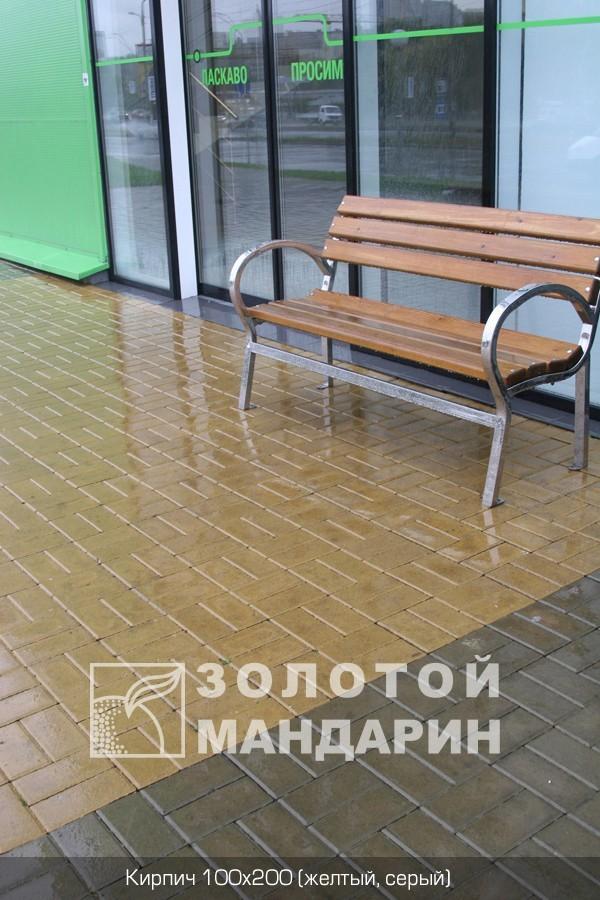 Тротуарная плитка Кирпич 200х100 Золотой мандарин Тротуарная плитка Кирпич 200х100 Золотой мандарин — изображение 11