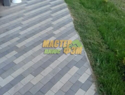 Тротуарная плитка Кирпич без фаски