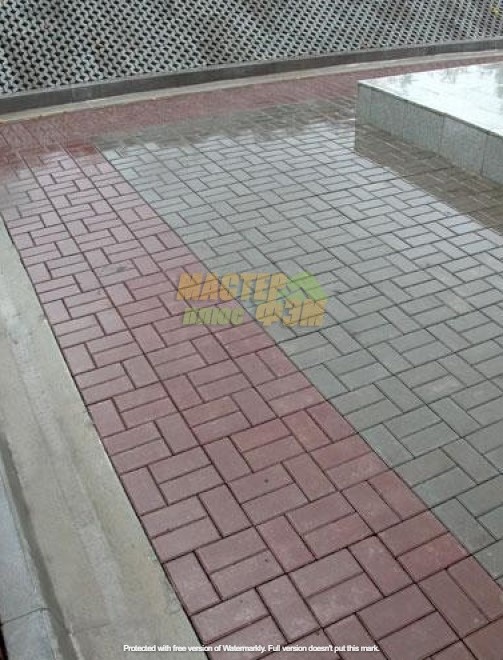 Тротуарная плитка "Авеню" Кирпич 10х20 Сахара Тротуарная плитка "Авеню" Кирпич 20х10 Серый — изображение 4