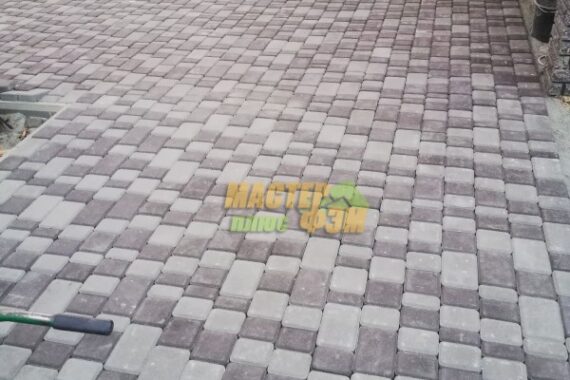 укладка плитки старый город