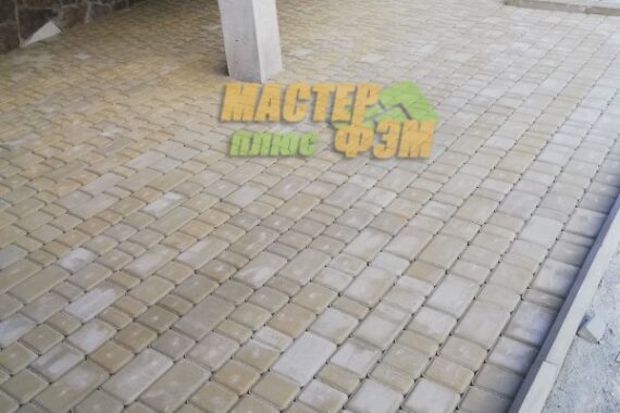 укладка плиткм старый город