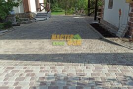 2022 Укладка тротуарной плитки Старый город в Обухове