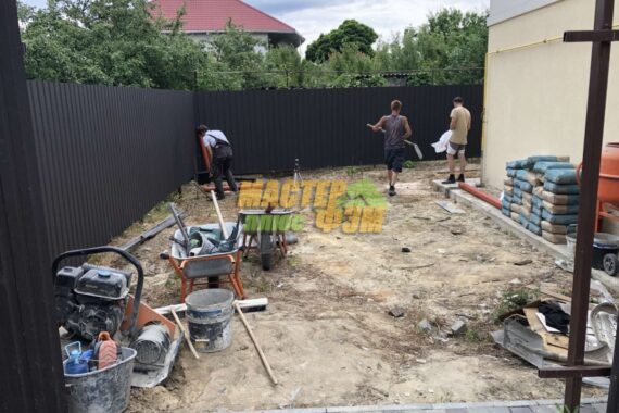 укладка тротуарной плитки Пассаж арагон в н. петровцах