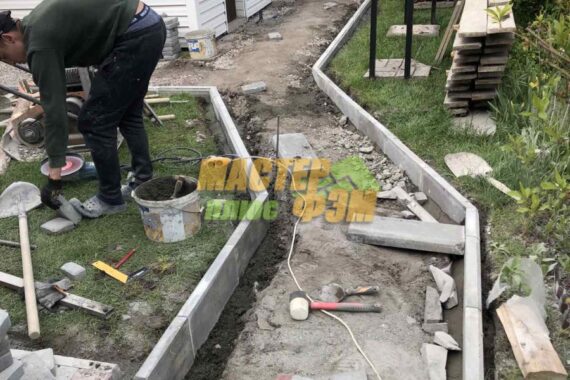 укладка плитки старый город авеню в хотяновке
