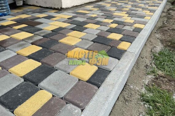 Укладка тротуарной плитки старый город эко в Гостомеле