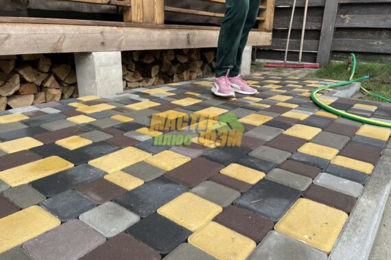 укладка под ключ тротуарной плитки в гостомеле