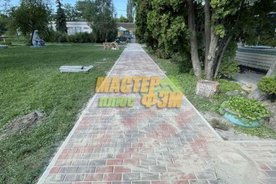 2023 Укладка тротуарной плитки Кирпич ЭКО Жуковцы