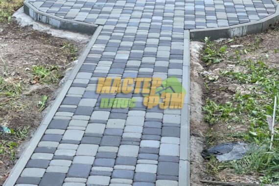 укладка тротуарной плитки старый город в парышкове 4