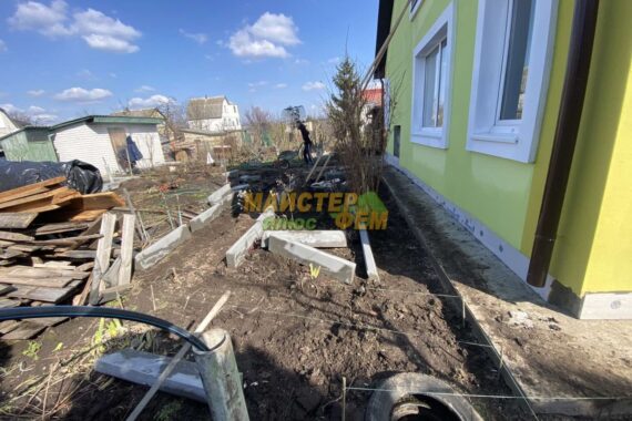 2024 Укладання тротуарної плитки Кирпич у Хотянівці 2024 Укладання тротуарної плитки Кирпич у Хотянівці