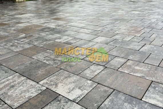2024 Укладка тротуарной плитки Пассаж Арагон в Пущей Водице Укладка тротуарной плитки Пассаж Арагон в Пущей Водице
