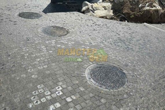 2024 Укладка тротуарной плитки КРЕАТИВ Черный на Берковцах укладка тротуарной плитки креатив черная на берковцах