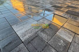 2024 Укладка тротуарной плитки ПРОМЕНАДА и ПАСАЖ Диабаз на Осокорках