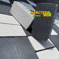 Тротуарная плитка Кирпич без фаски Чорный Золотой Мандарин тротуарная плитка кирпич черный без фаски золотой мандарин