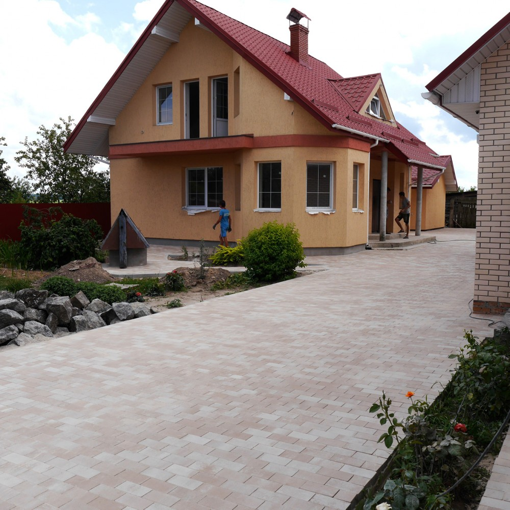 Тротуарная плитка Кирпич без фаски Капри Золотой Мандарин Тротуарная плитка Кирпич без фаски Капри Золотой Мандарин — изображение 3