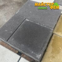 Тротуарная плитка Лайнстоун черный МегаБрук тротуарная плитка лайнстоун черный мегабрук